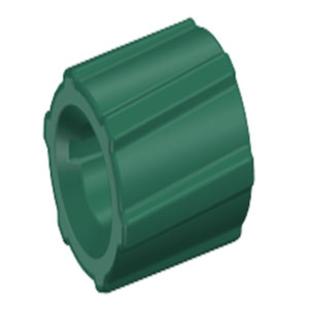 LMSL35 Green Nylon Stationary Luer Lock Rings