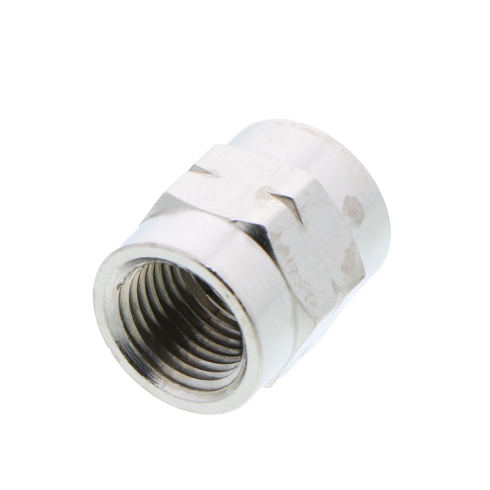 Nickel Plated Brass Coupling 1/8 NPTF x 1/8 NPTF