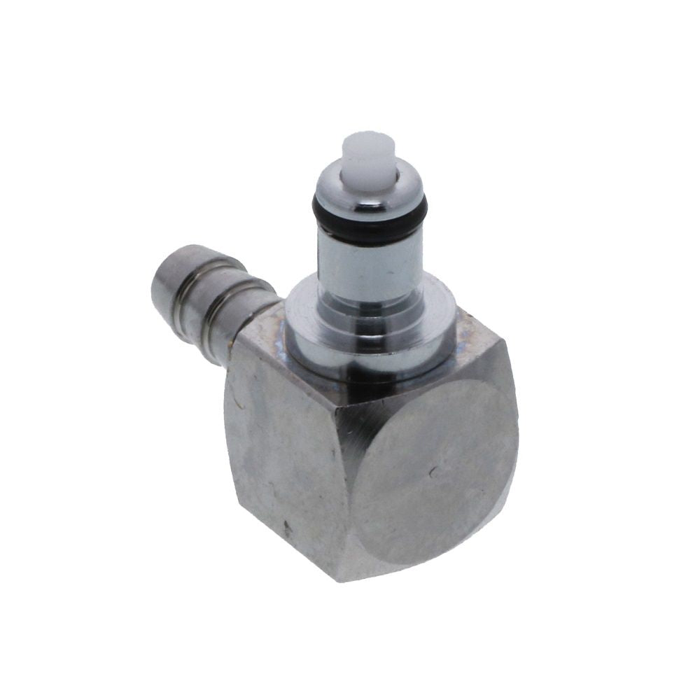MCD2304 Elbow Hose Barb Valved Coupling Insert 1/4 ID Barb