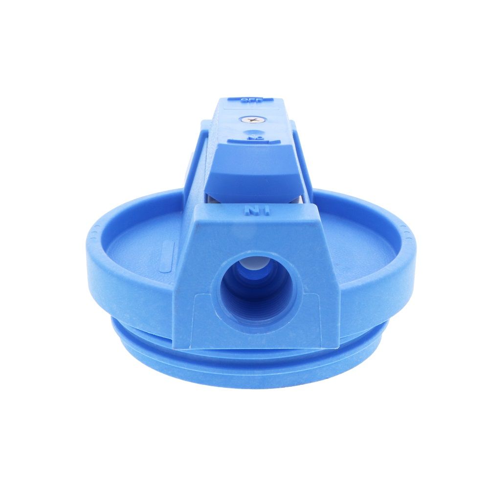 Pentek 154138 Blue VIH Cap for #10 and #20 VIH Housings w/ PR - 3/4" FPT