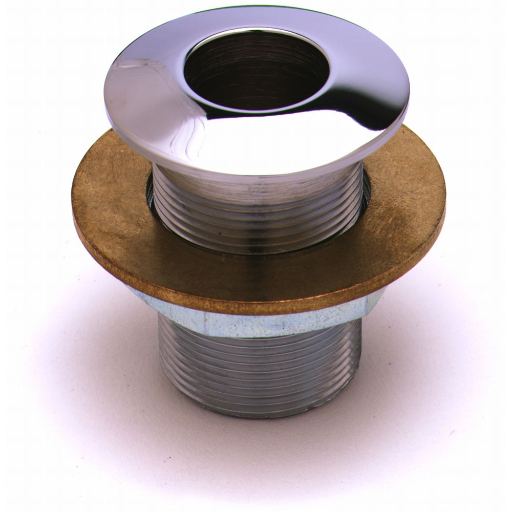 T&S Brass BL-9005-01 Flush Plate Assembly with Crowned Top, Lock Nut And Washer