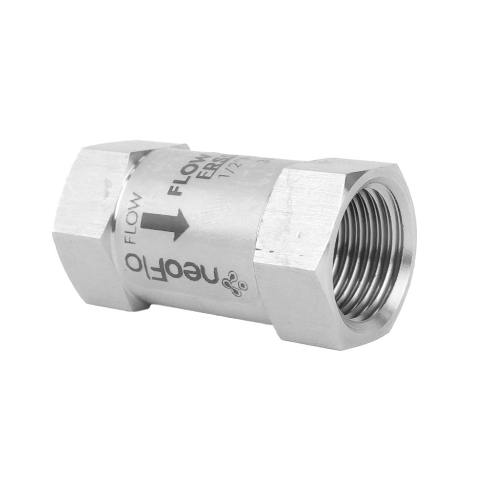 Neo-Pure Stainless Steel Flow Restrictor 4.5 GPM 316SS 1/2" FPT x FPT