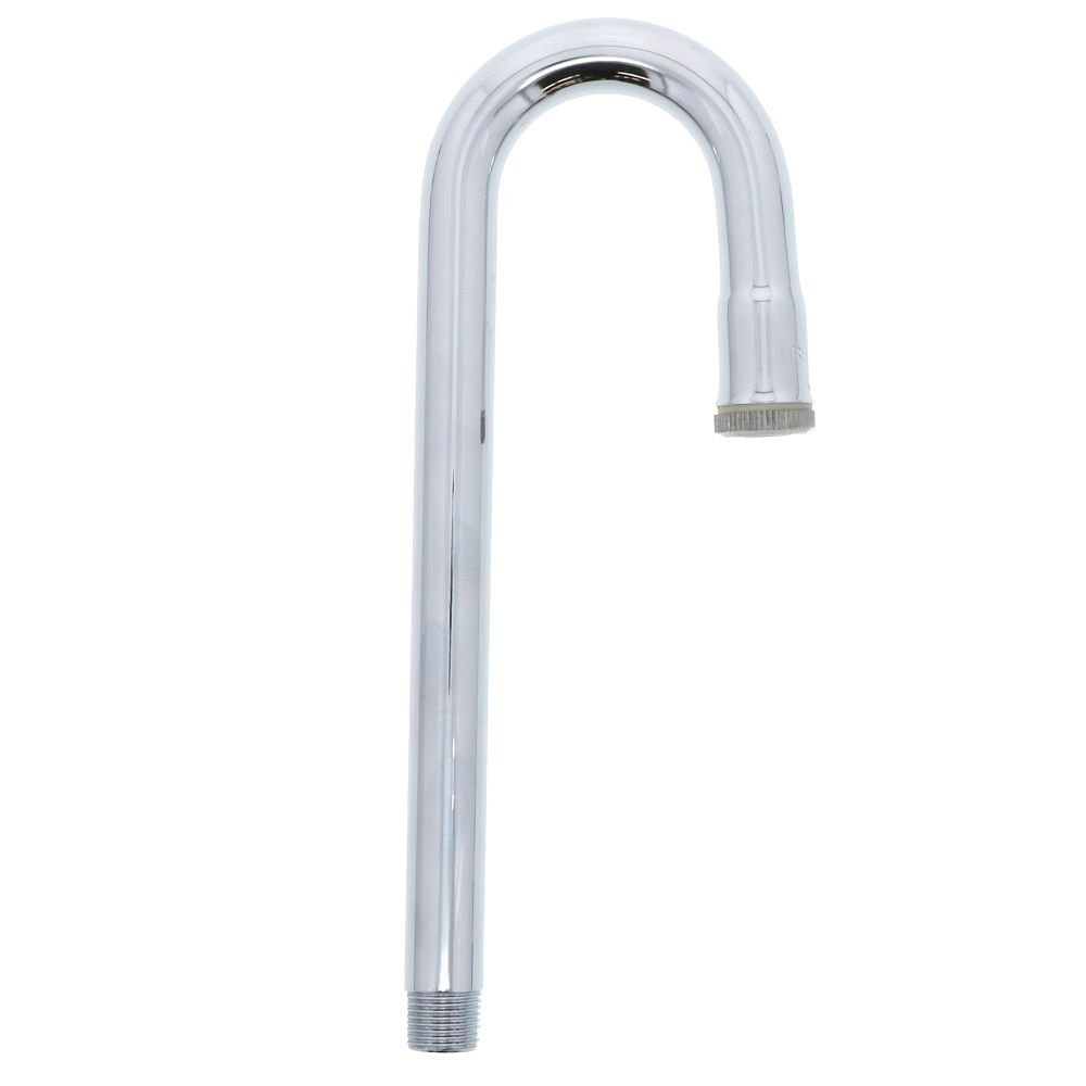 T&S Brass 119X Rigid Gooseneck Faucet, 2-3/4 Spread, 8-3/4 H, 5-1/4 Clearance