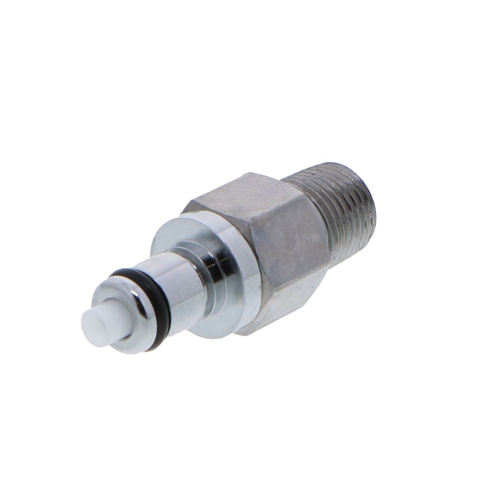 MCD2402 Valved Male Thread Coupling Insert 1/8 NPT