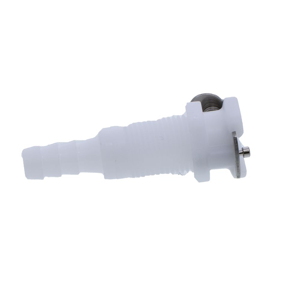 PMC1604 Panel Mount Hose Barb Coupling Body 1/4 ID Barb