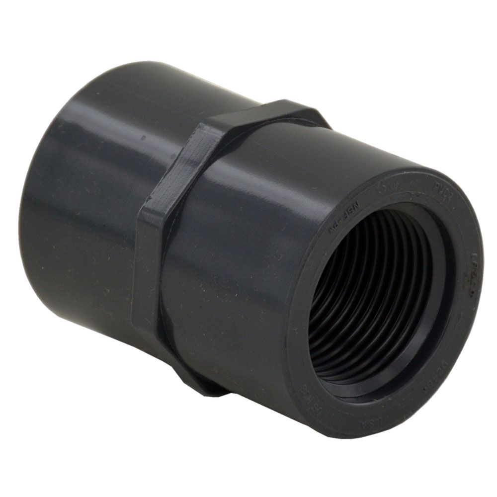 Schedule 80 PVC Coupling 1" FIP