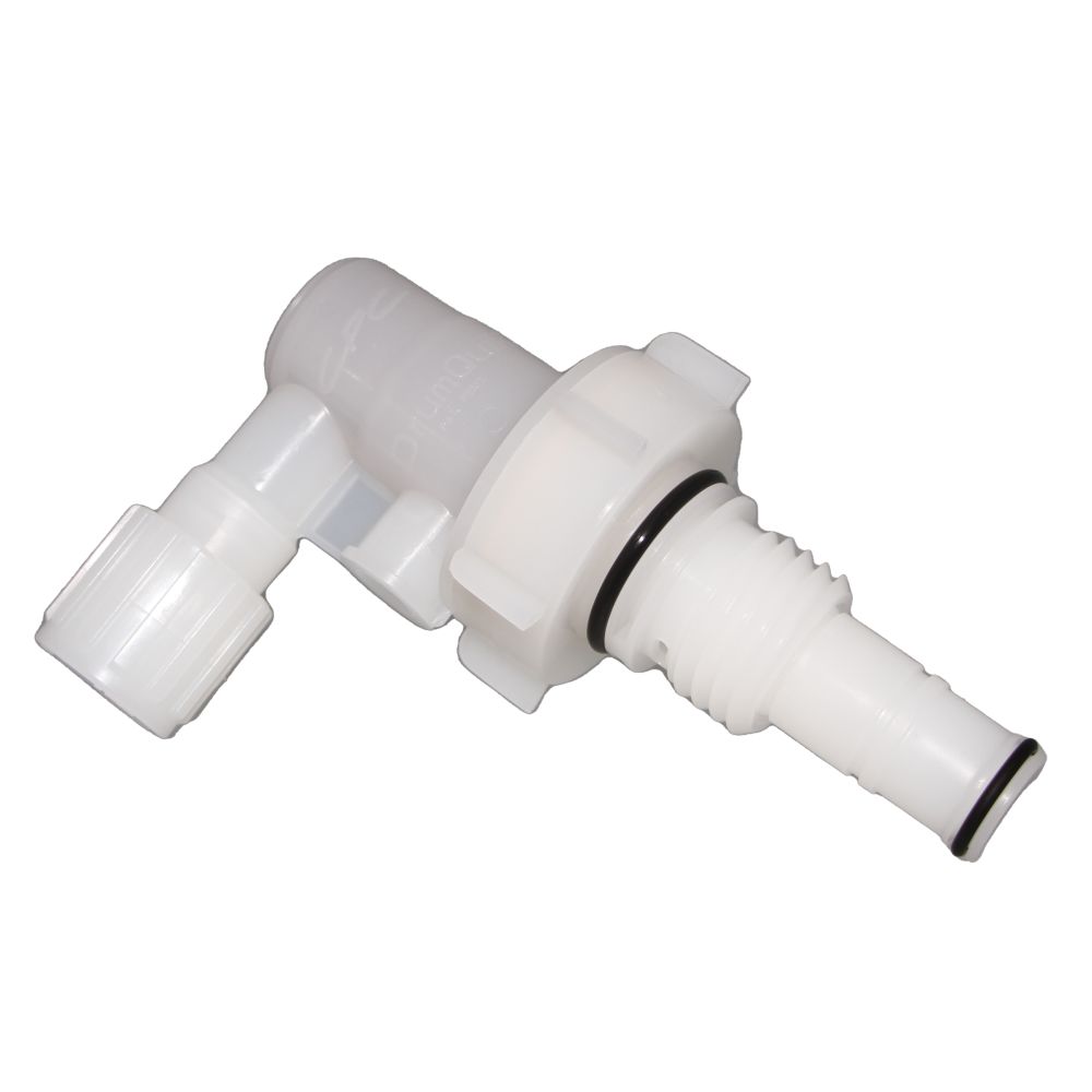 DrumQuik DQPUR120112209 PUR Flare Coupler FFKM O-Ring PEEK PPS Spring - 3/4"