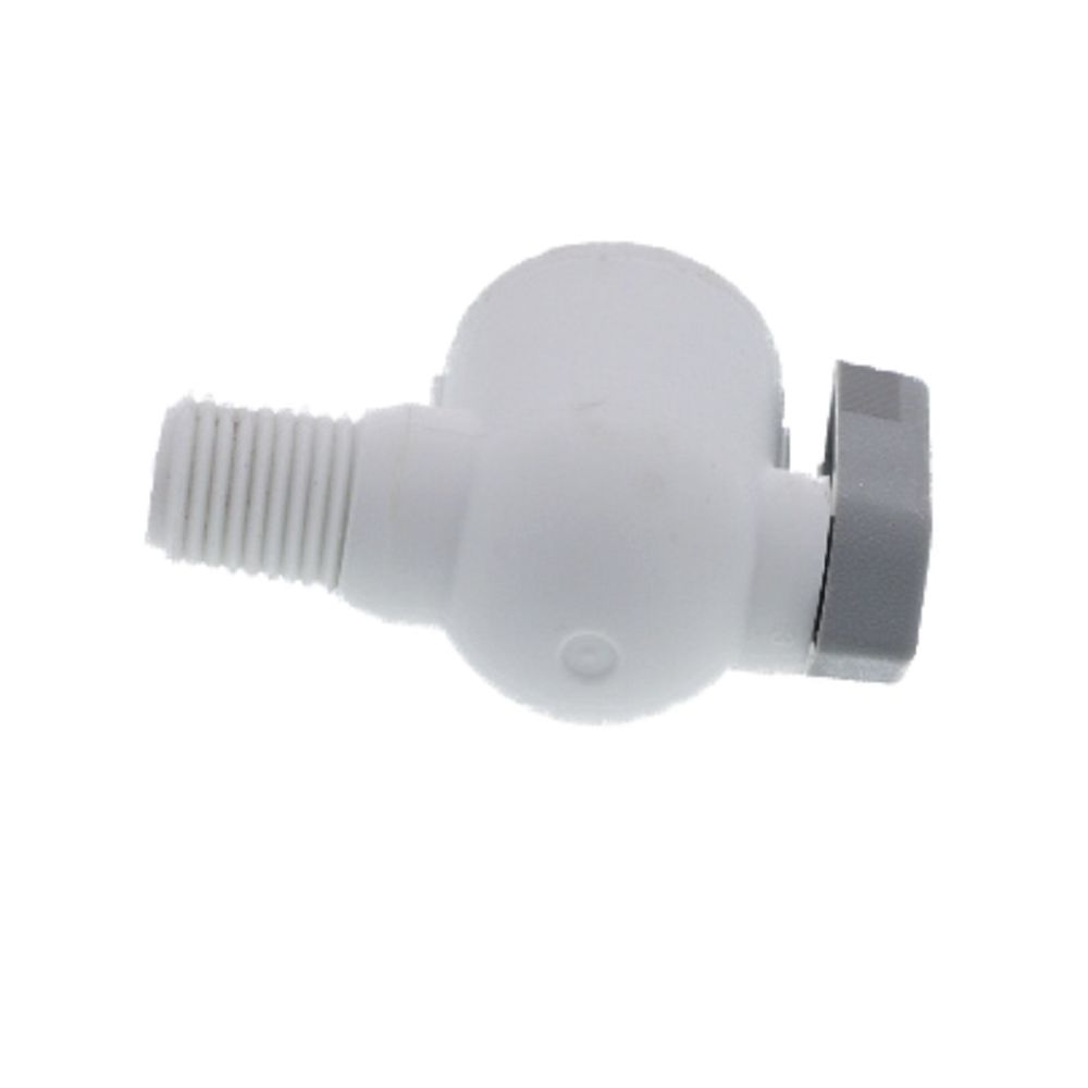 Parker LIQUIfit Male Elbow Valve - 1/4 QC x 1/4 MPT