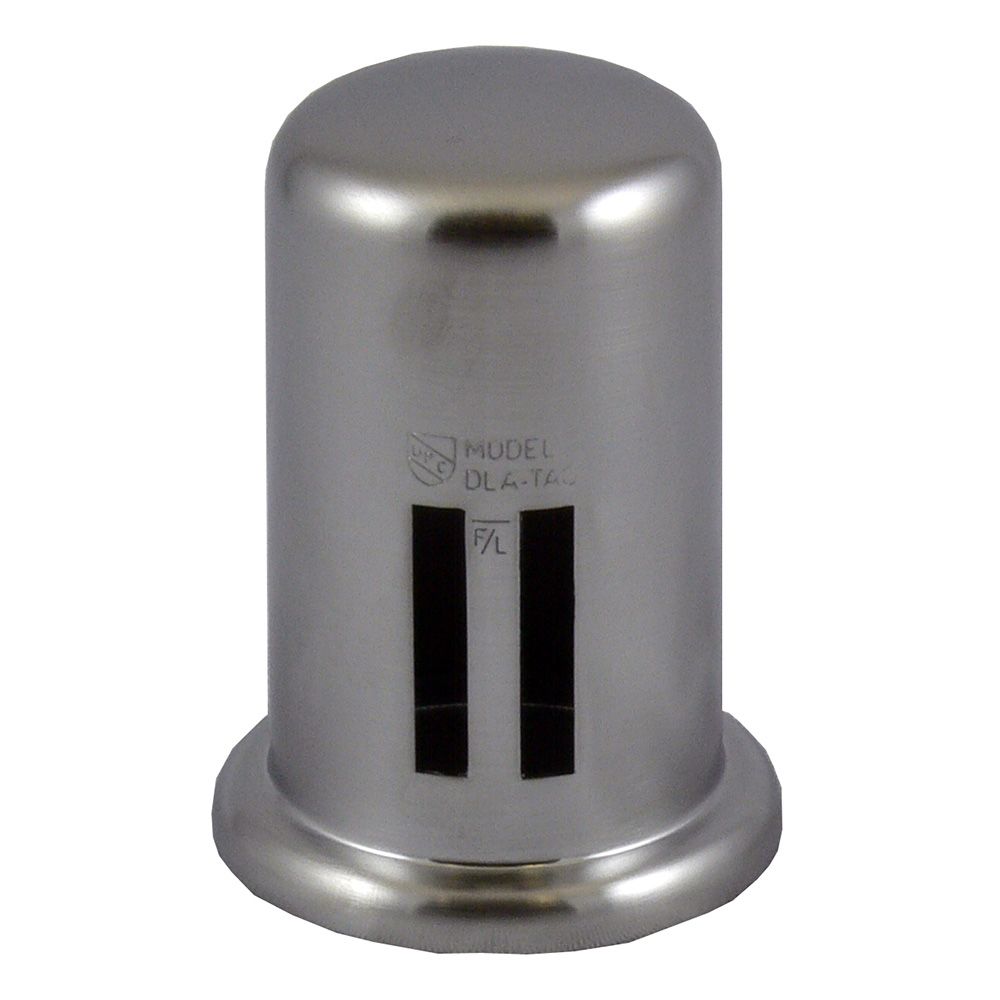Brass Cover Cap for Twin Inlet Air Gap - Satin Chrome
