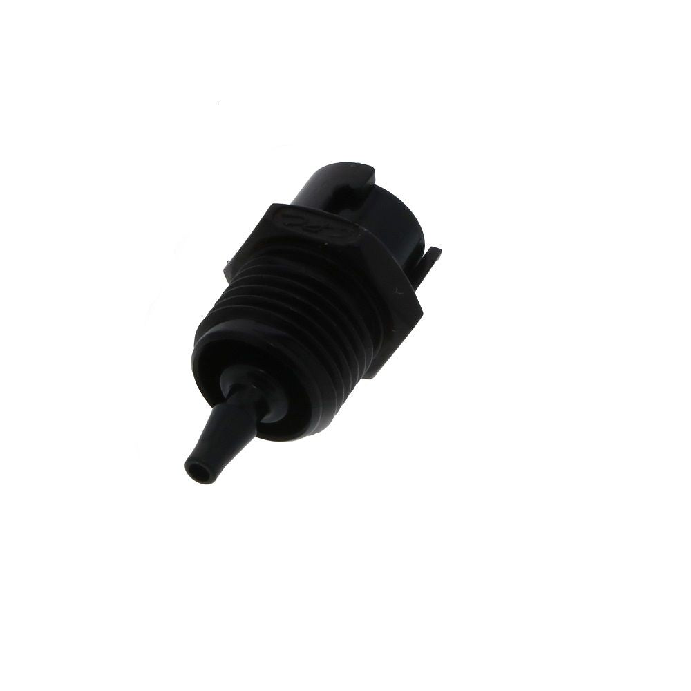 SMFPMM3BLK Non-Valved Panel Mount Hose Barb Coupling Body 3MM Hose Barb