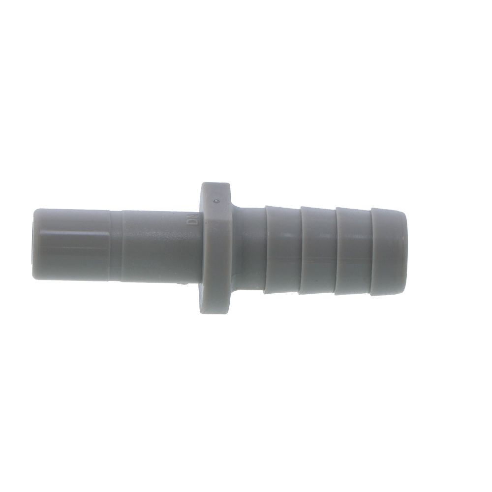 DMfit Stem Barb Straight Connector - 5/16 OD Stem x 3/8 ID Barb