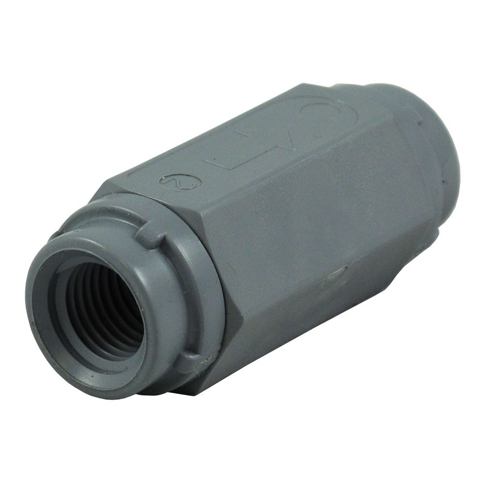 Check Valve 426 Series PVC Gray 1/4" FPT BUNA