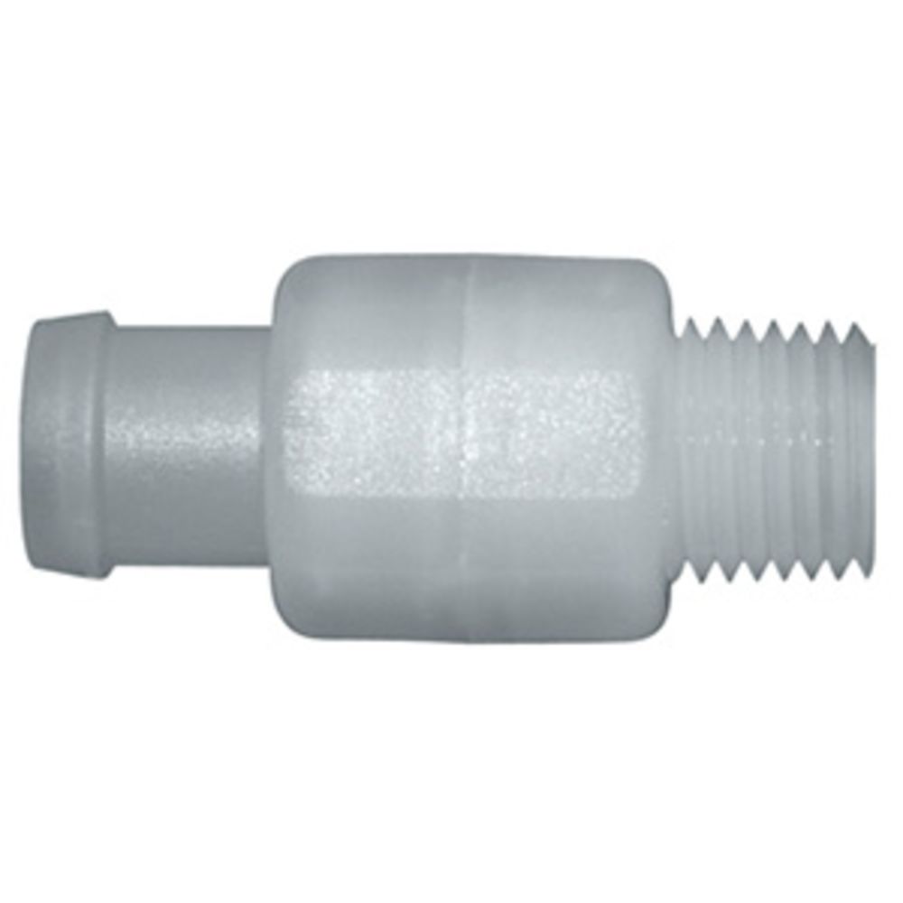 Colder DrumQuik 2879800 Vent Check Valve 1/2 Hose Barb x 1/4 MNPT Santoprene O-Ring