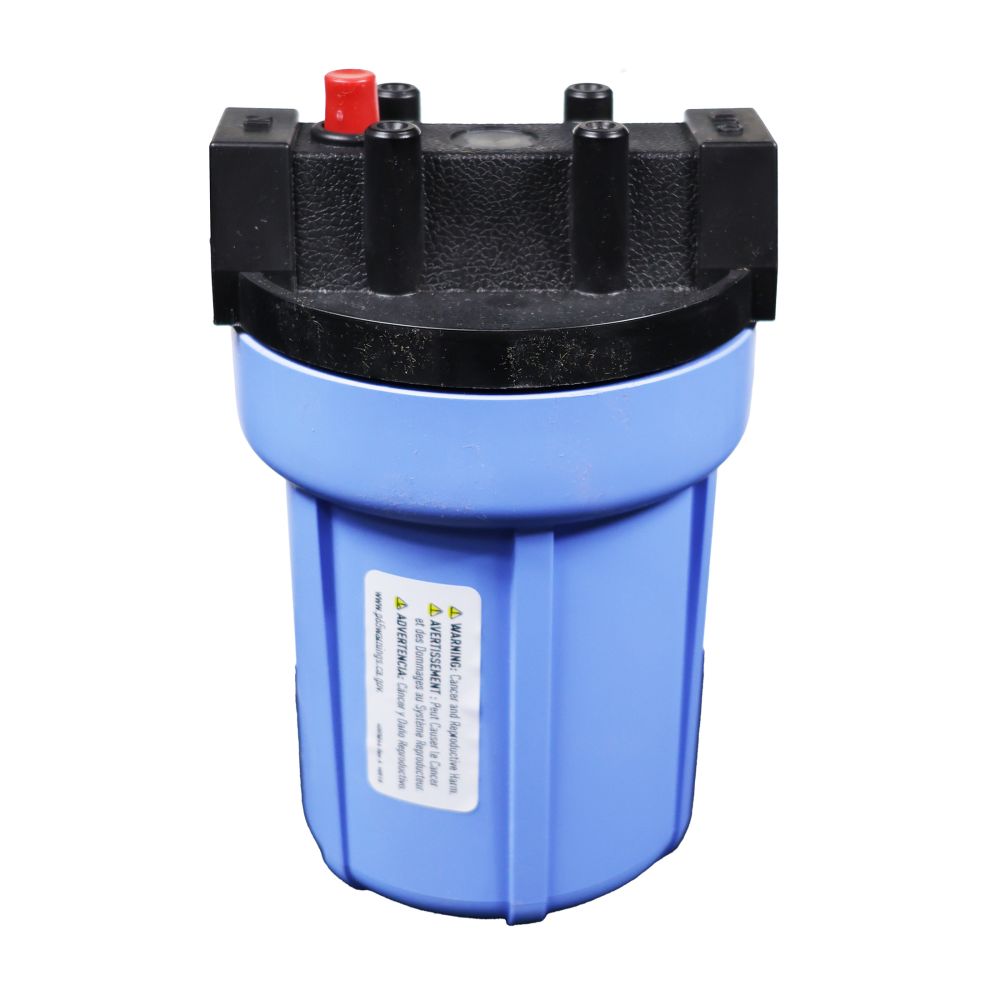 Pentek 5" Slim Line Water Filter Housing Black/Blue 1/2" FPT with PR