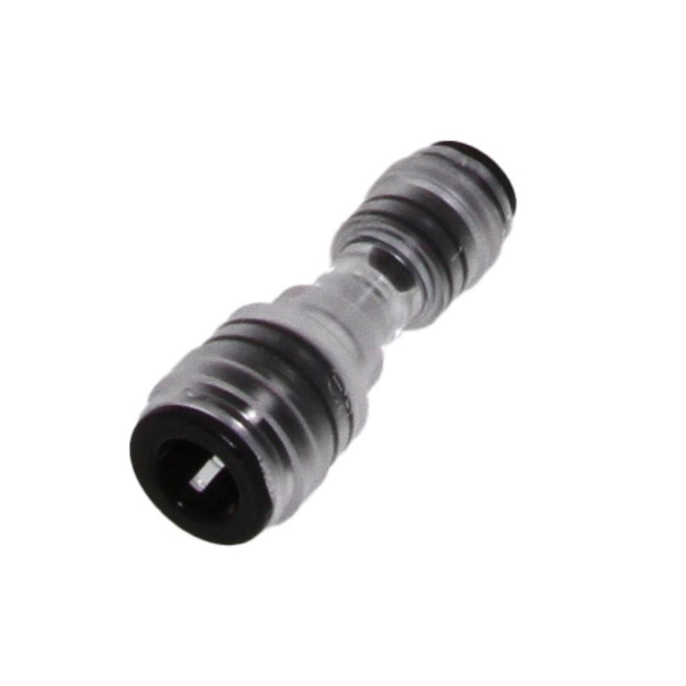 John Guest NC674 Clear Bodied Straight Tube Connector 8mm x 5mm
