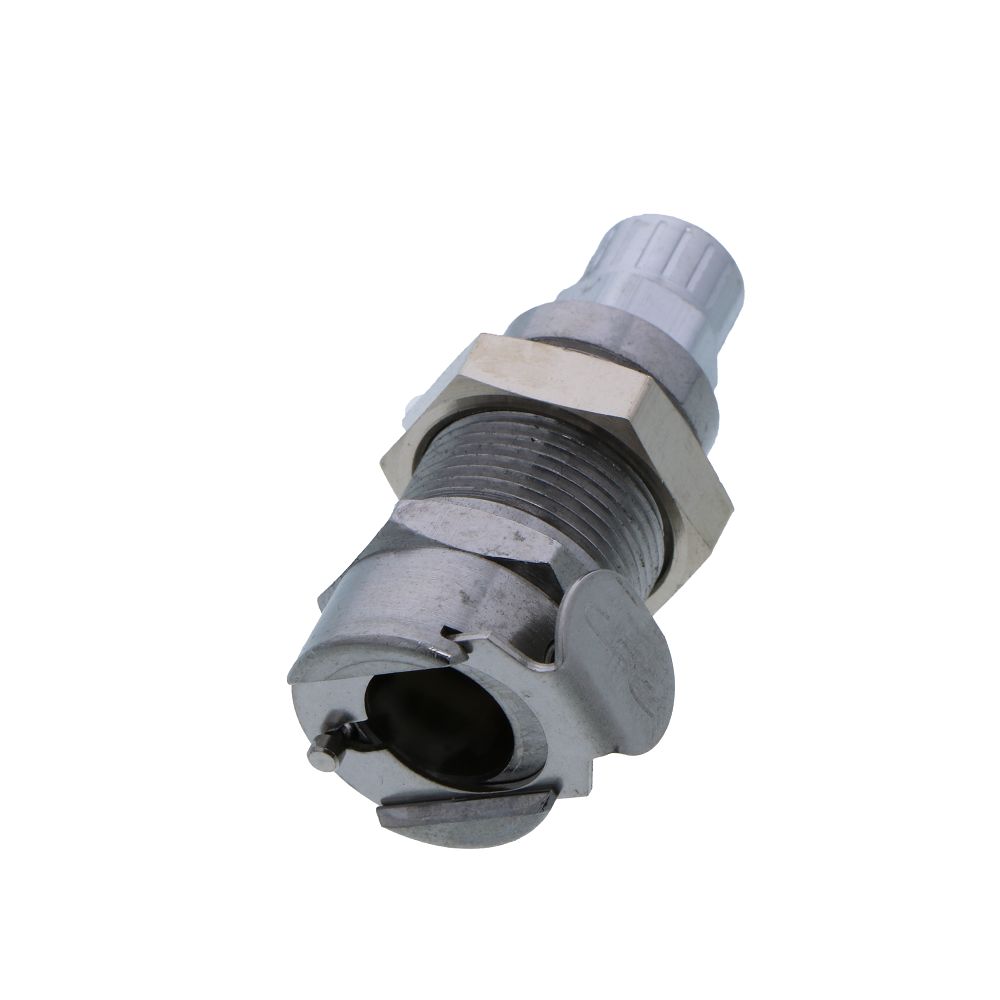 LCD12004 Valved Panel Mount PTF Coupling Body 1/4 PTF