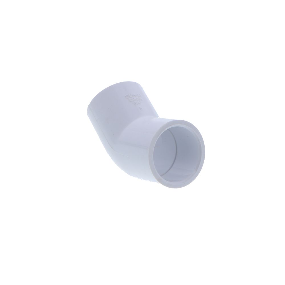 Schedule 40 PVC 45 Degree Elbow 3/4" Slip x 3/4" Slip