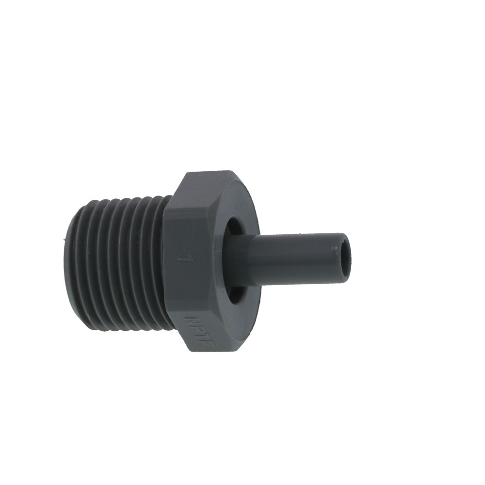 John Guest Stem Adapter NPTF - 1/4 x 3/8 NPTF