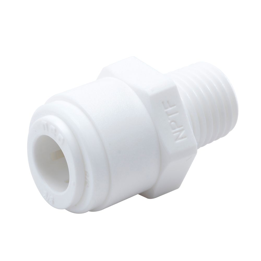 NeoFit - Acetal White Male Connector 3/8" tube x 1/4"BSPT