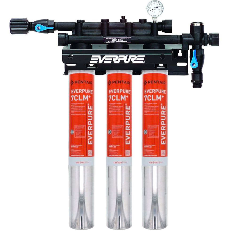 Everpure QC7I Triple 7CLM Chloramine Reduction Filter System