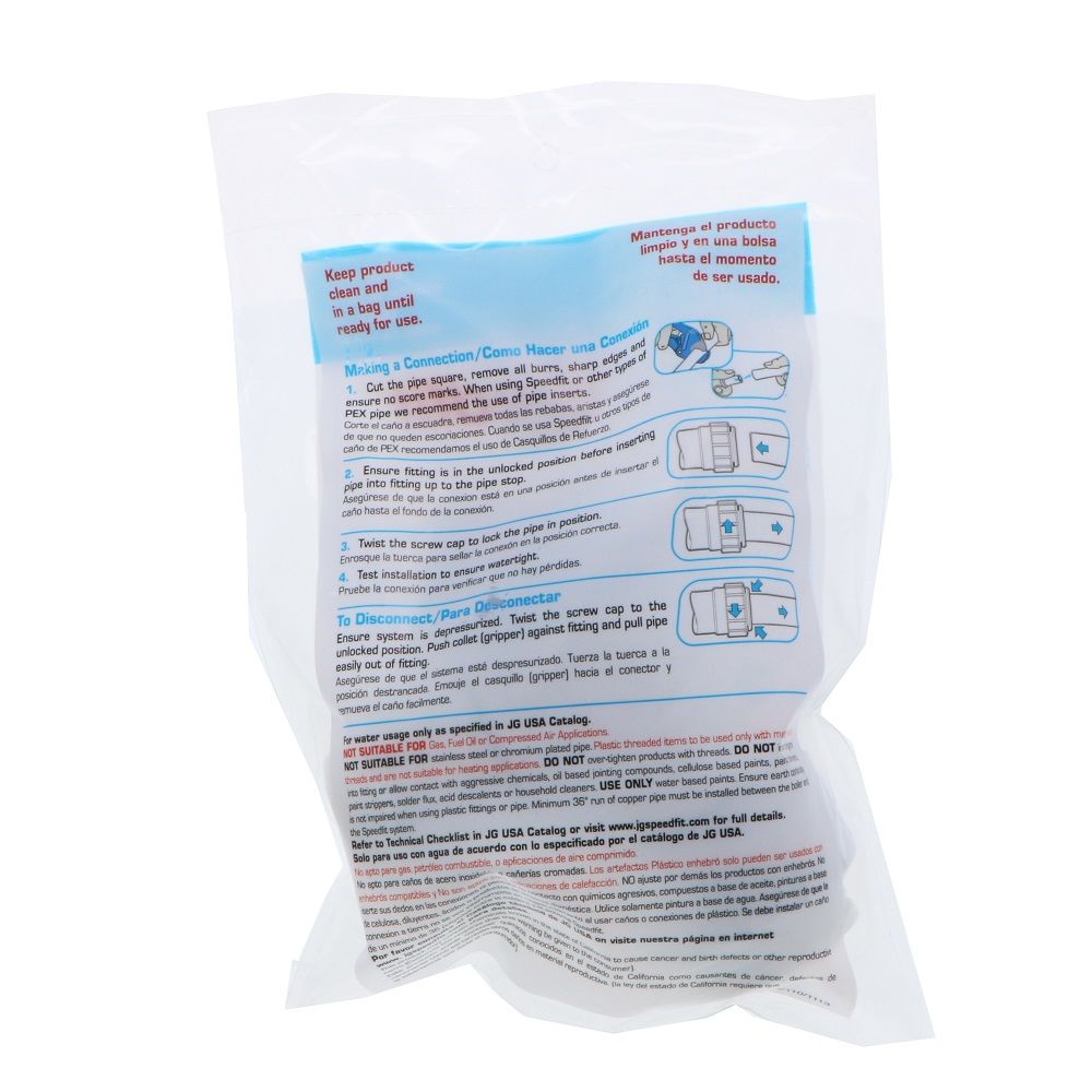 John Guest Union Elbow - 1 CTS