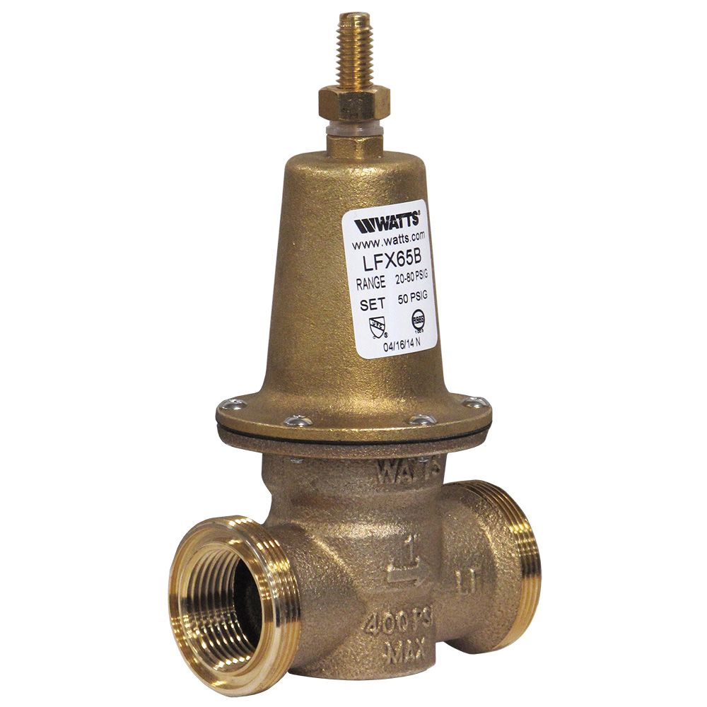 Watts 1 LFX65B Lead-Free Pressure Regulator 1" FNPT