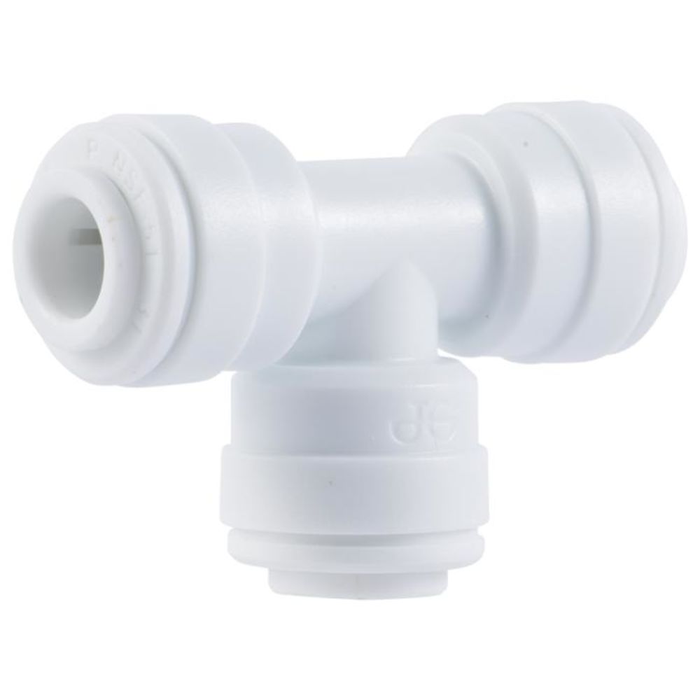 John Guest 3/8" Speedfit Union Tee - White