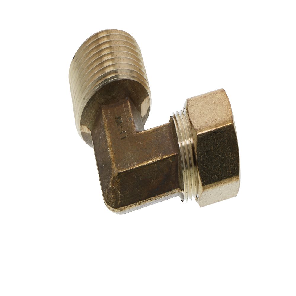 Brass Compression Elbow - 5/8 Compression x 3/4 MPT