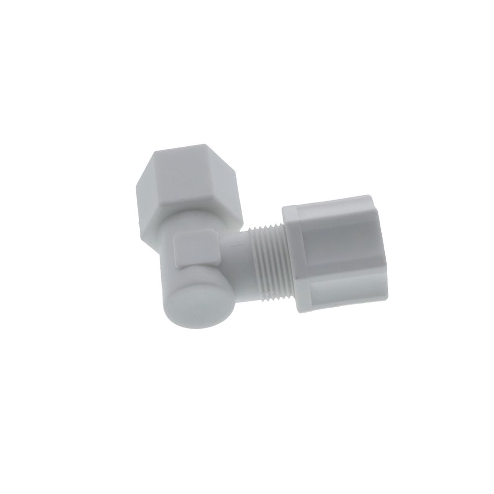 JACO 45-8-6-P-PG Polypropylene Female Elbow 1/2 OD Tube x 3/8 MPT