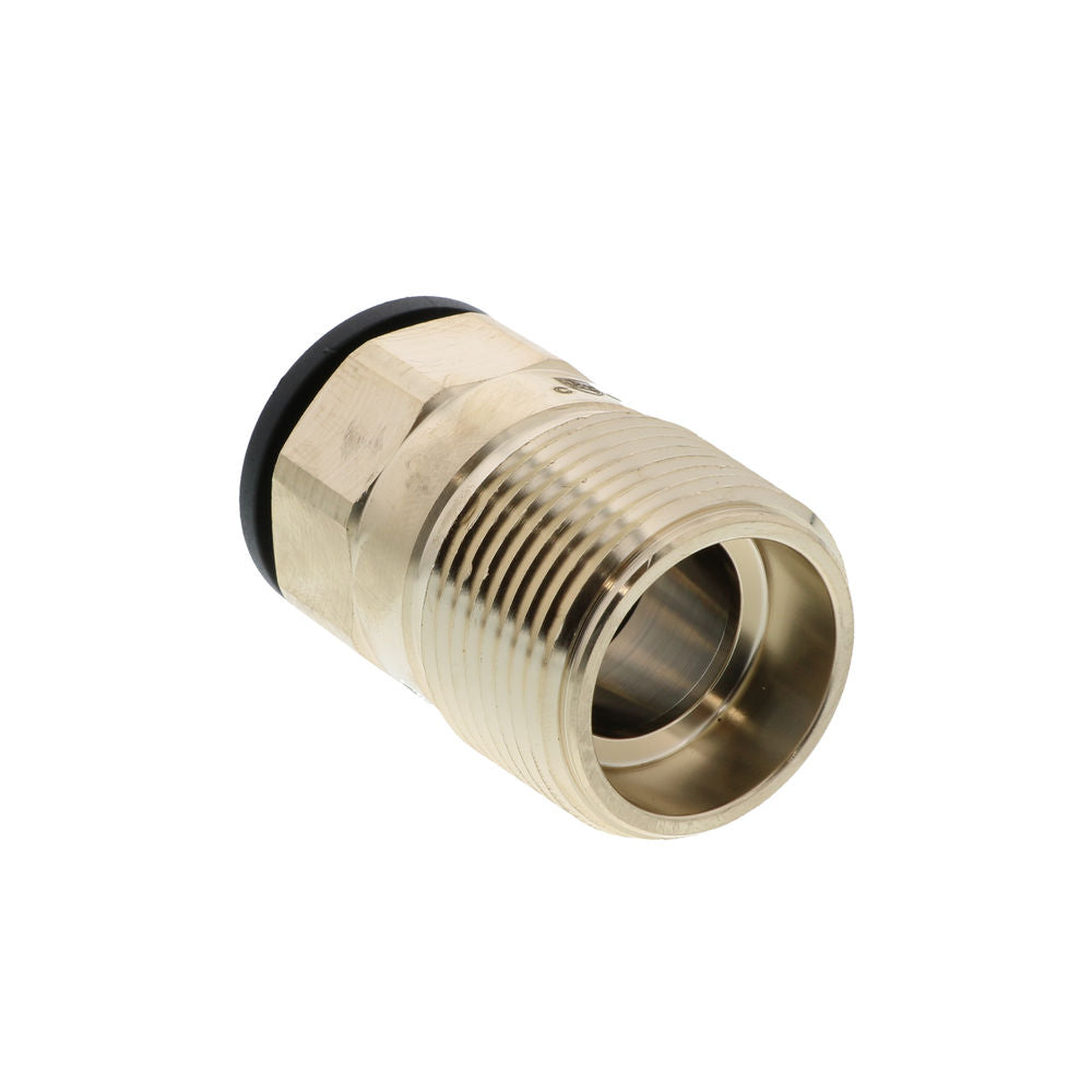 John Guest Lead-Free ProLock Brass Male Connector NPT - 3/4 CTS x 1 NPT