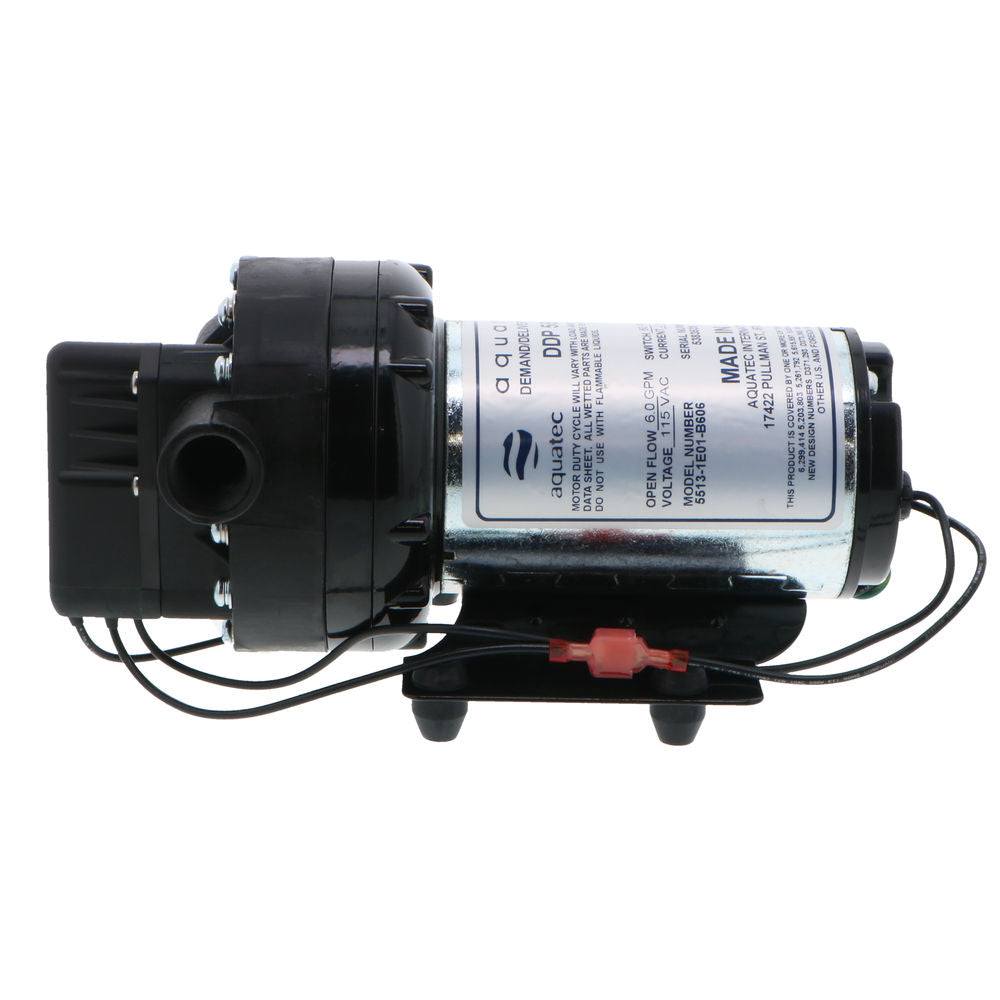 Aquatec 5513-1E01-B606 Pump 6.0 gpm, 1/2 FPT, 115V AC NO Cord