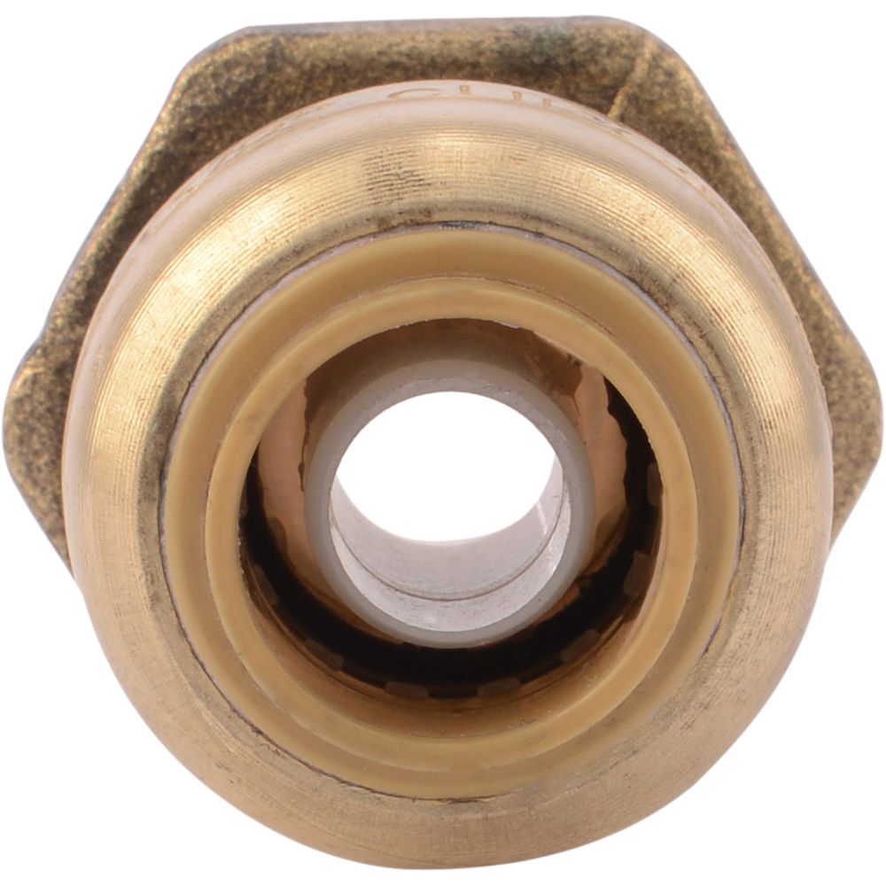 SharkBite® U118LF Lead-Free Brass Push-to-Connect Male Adapter - 3/8" x 1/2" MPT