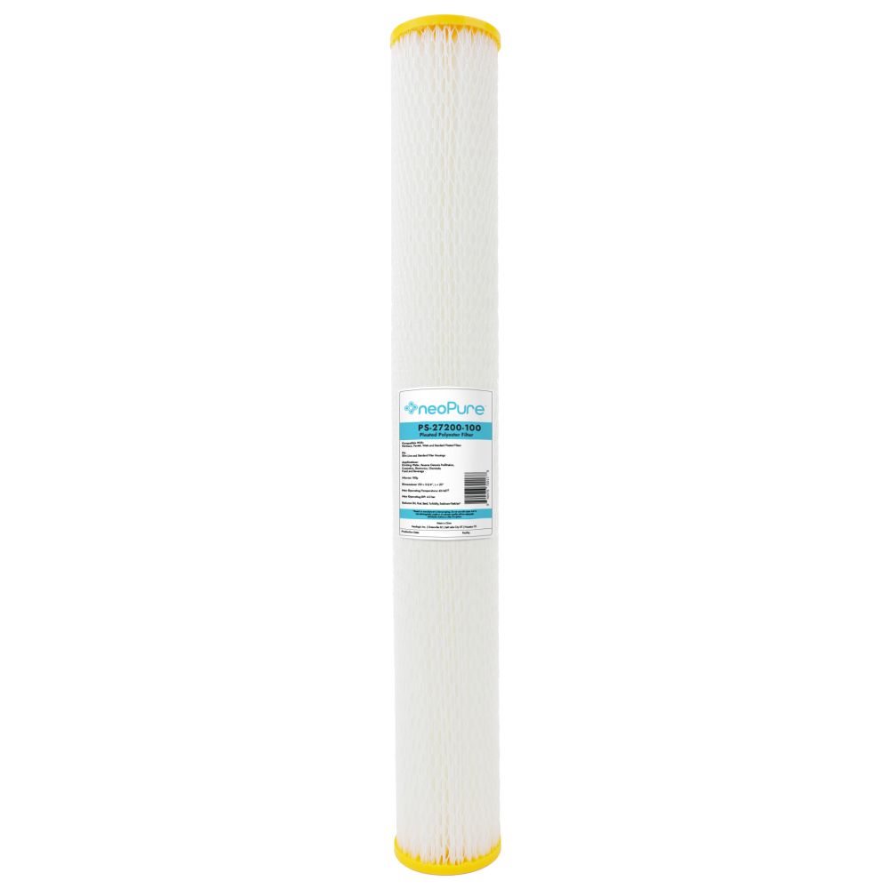 Neo-Pure PS-27200-100 20" High Efficiency Pleated Filter 100 micron