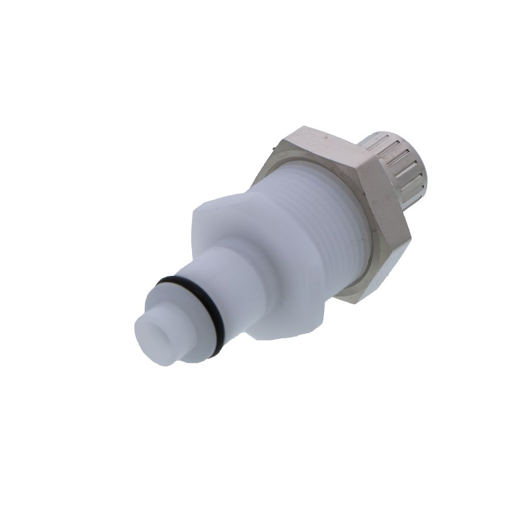 PLCD40004 Valved Panel Mount PTF Coupling Insert 1/4 PTF