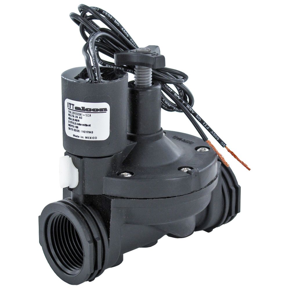 Alcon 05FB009A1-1ECA Solenoid Valve N.C. With Flow Control 1" FPT 24V