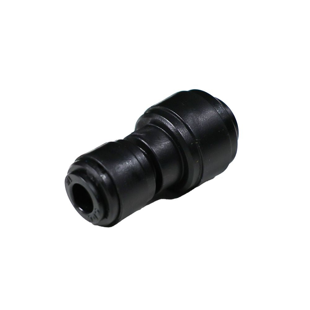 NeoFit - Acetal Black Union Connector 3/8" tube x 1/4" tube