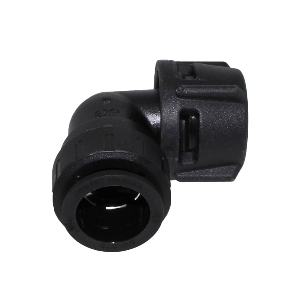 John Guest ProLock Female Elbow Connector NPS - 3/4 CTS x 3/4 NPS