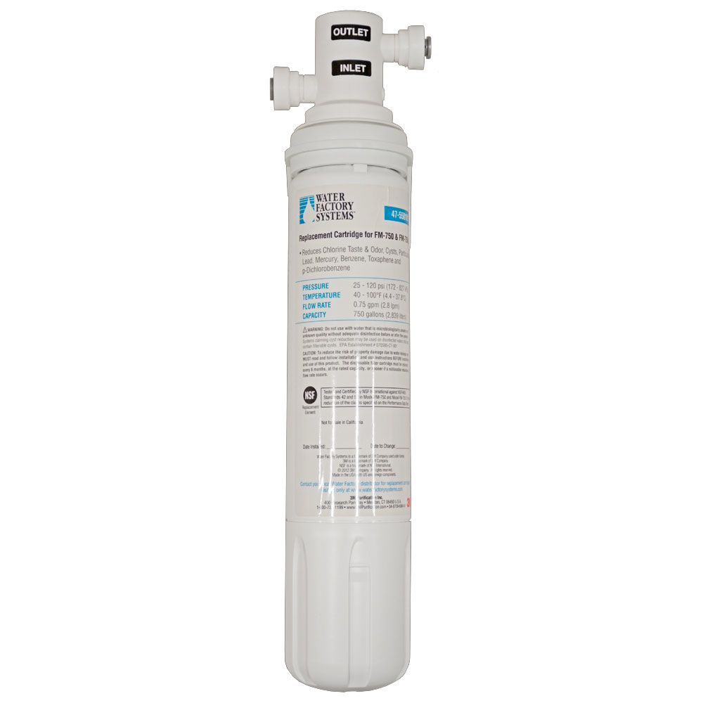 3M Water Factory FM-750-LF Drinking Water System No Faucet
