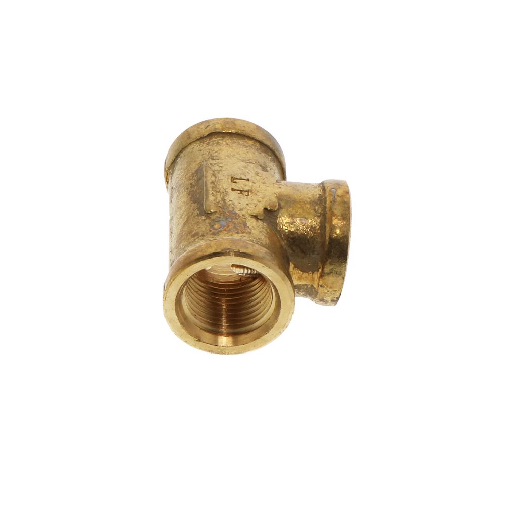 Lead-Free Brass Tee 3/8 FPT x 3/8 FPT x 3/8 FPT