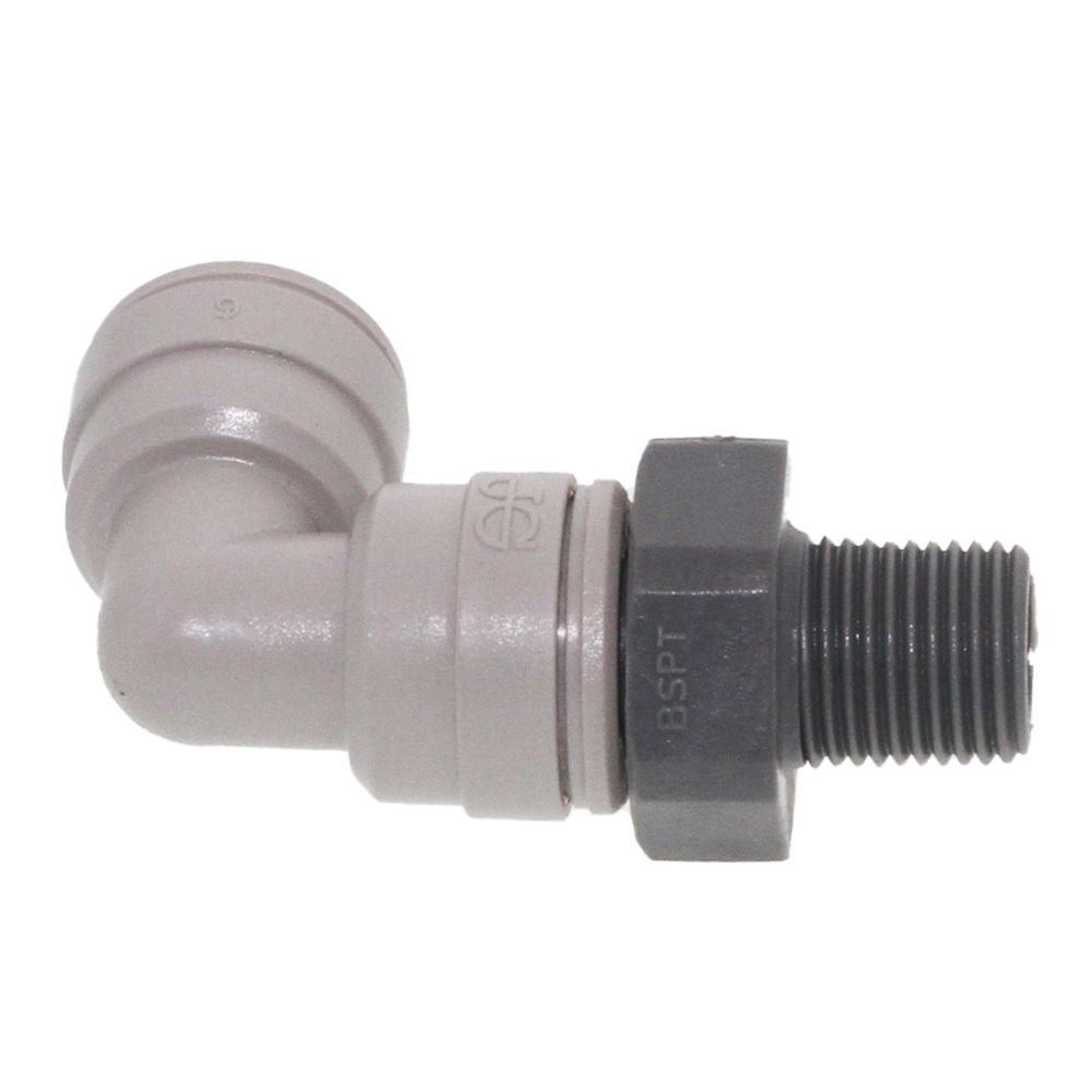 John Guest Swivel Elbow NPTF - 1/2 x 1/2 NPTF
