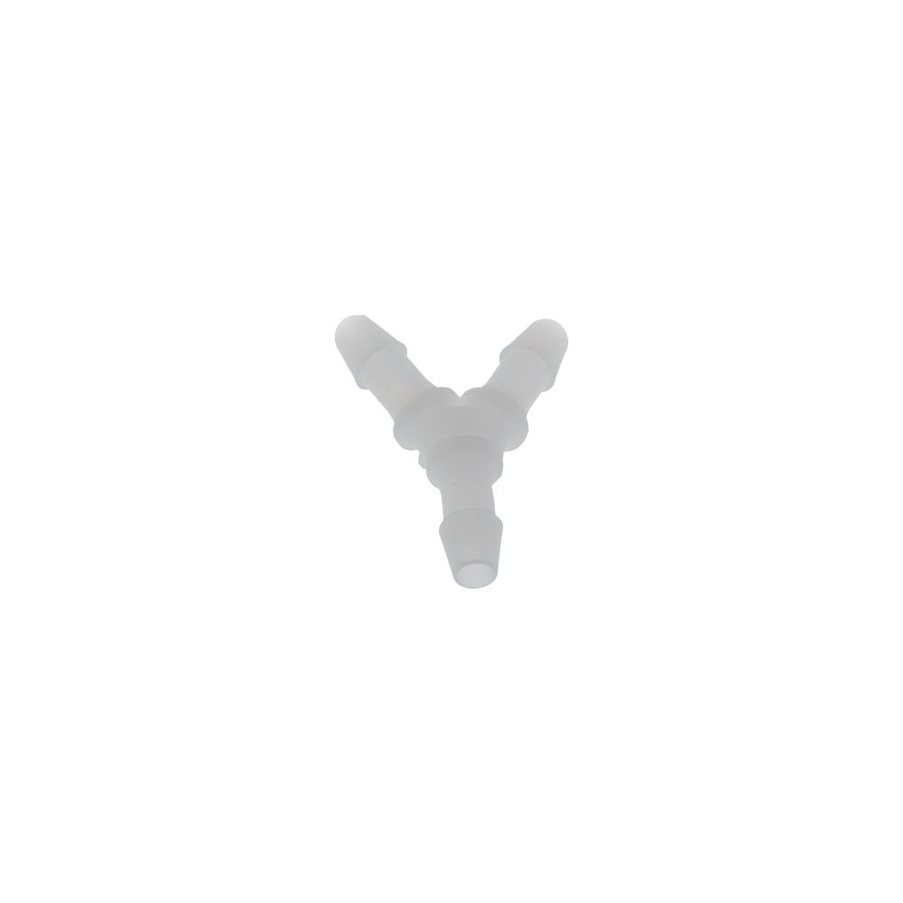 HY670 Y Fitting Natural PVDF 3/16 HB x 3/16 HB x 3/16 HB