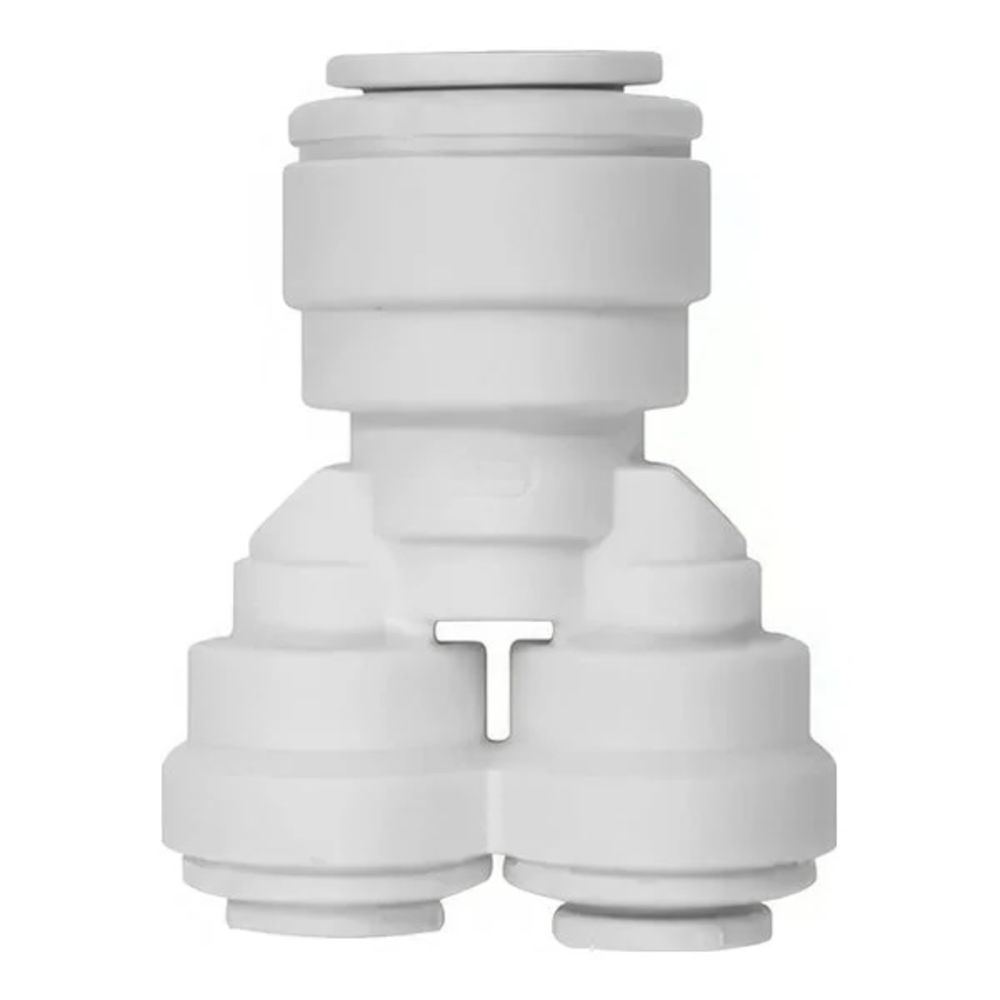 John Guest Two Way Divider Polypro - 3/8 x 1/4 x 1/4
