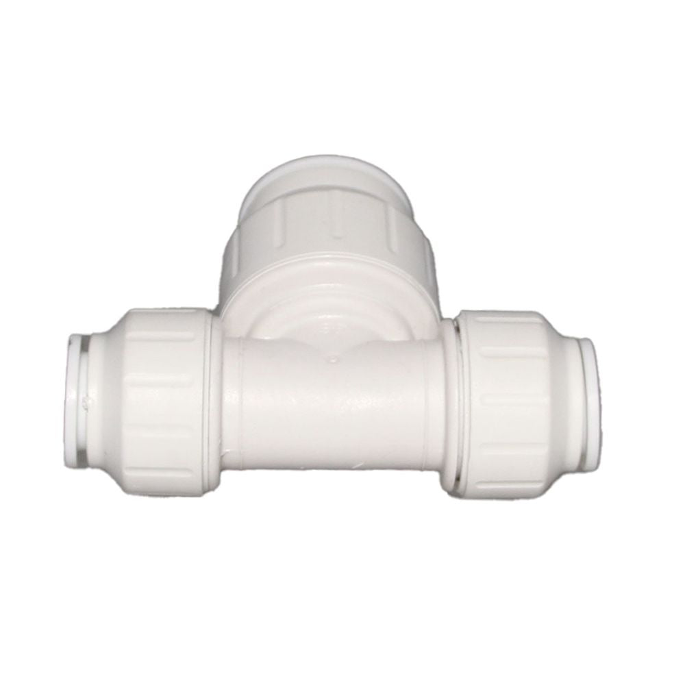 John Guest Reducing Tee - 15mm x 15mm x 22mm
