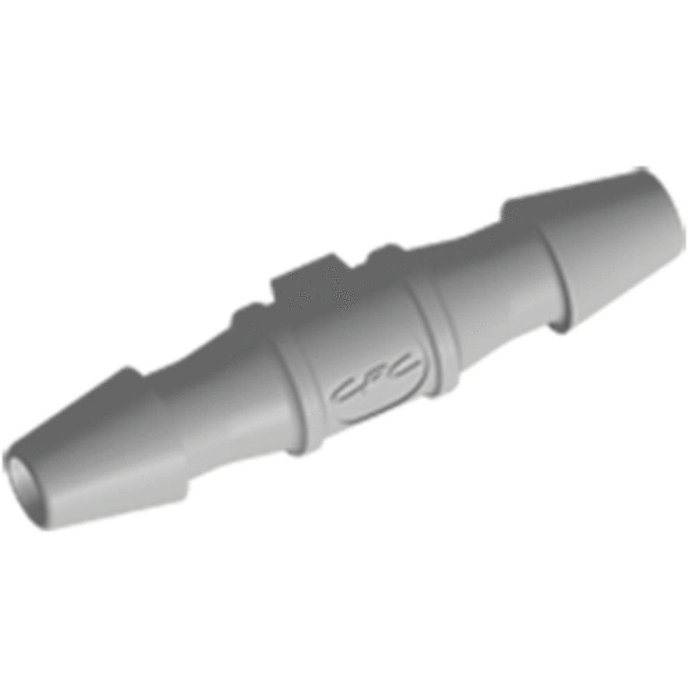 FitQuik Nylon Tube to Tube Straight Fitting - 1/8 ID x 1/8 ID - White
