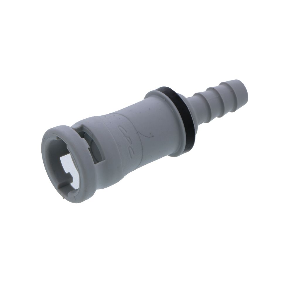 NS2D170412 Valved In-Line Hose Barb Coupling Body 1/4 ID Barb