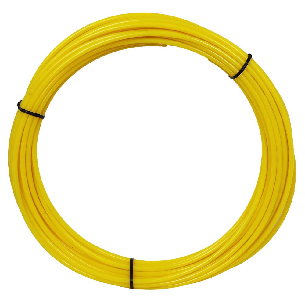 Yellow 1/4" OD LLDPE Polyethylene Tubing