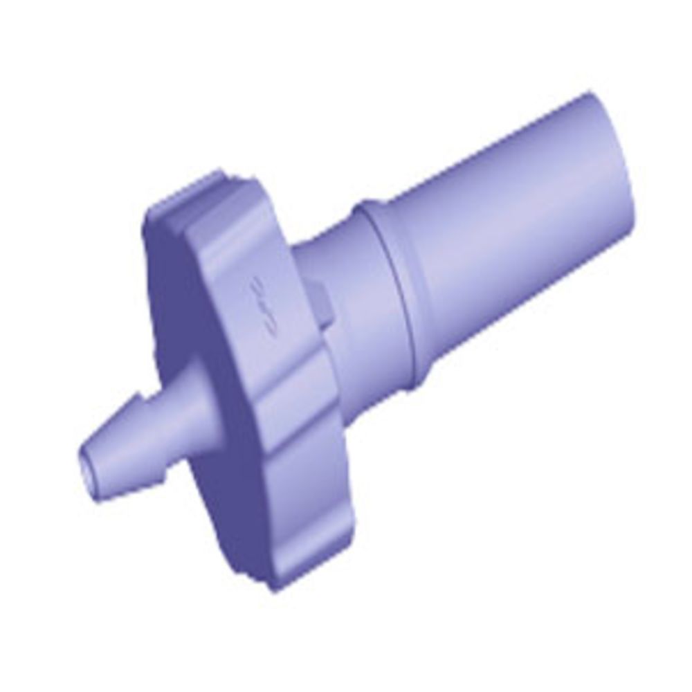 SLM2191 Luer Fitting Purple Tint Polycarbonate Male Slip luer X 1/16 HB