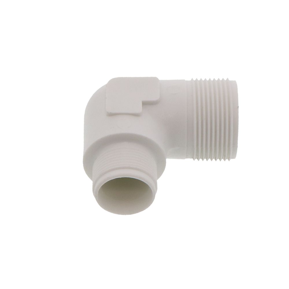 JACO 50-14-10-P Polypropylene Reducing Union Elbow 7/8 OD Tube x 5/8 OD Tube