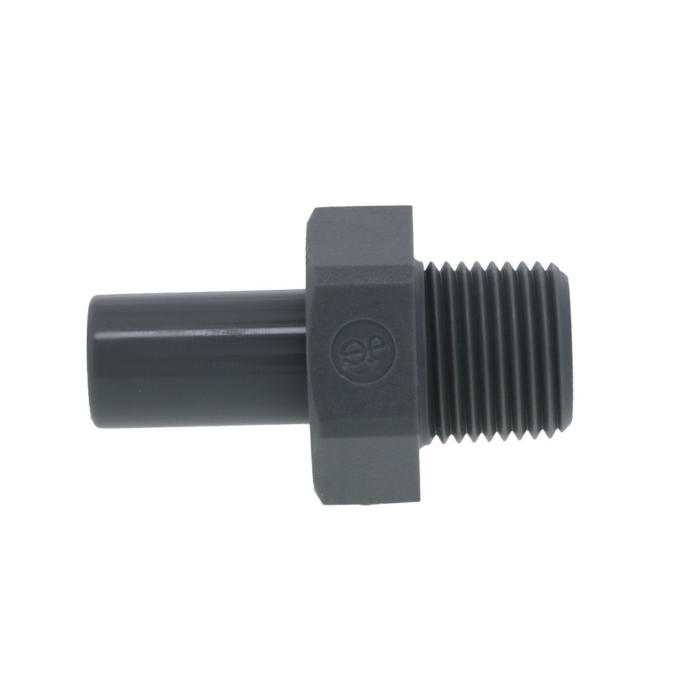 John Guest Stem Adapter BSPT - 3/8 x 3/8 BSPT