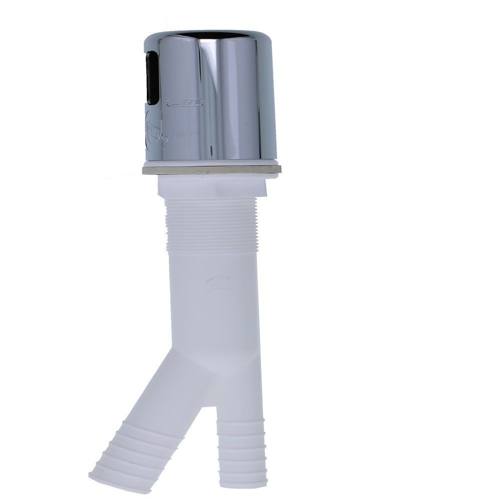 Dishwasher Air Gap with Plastic Chrome Plated Cap
